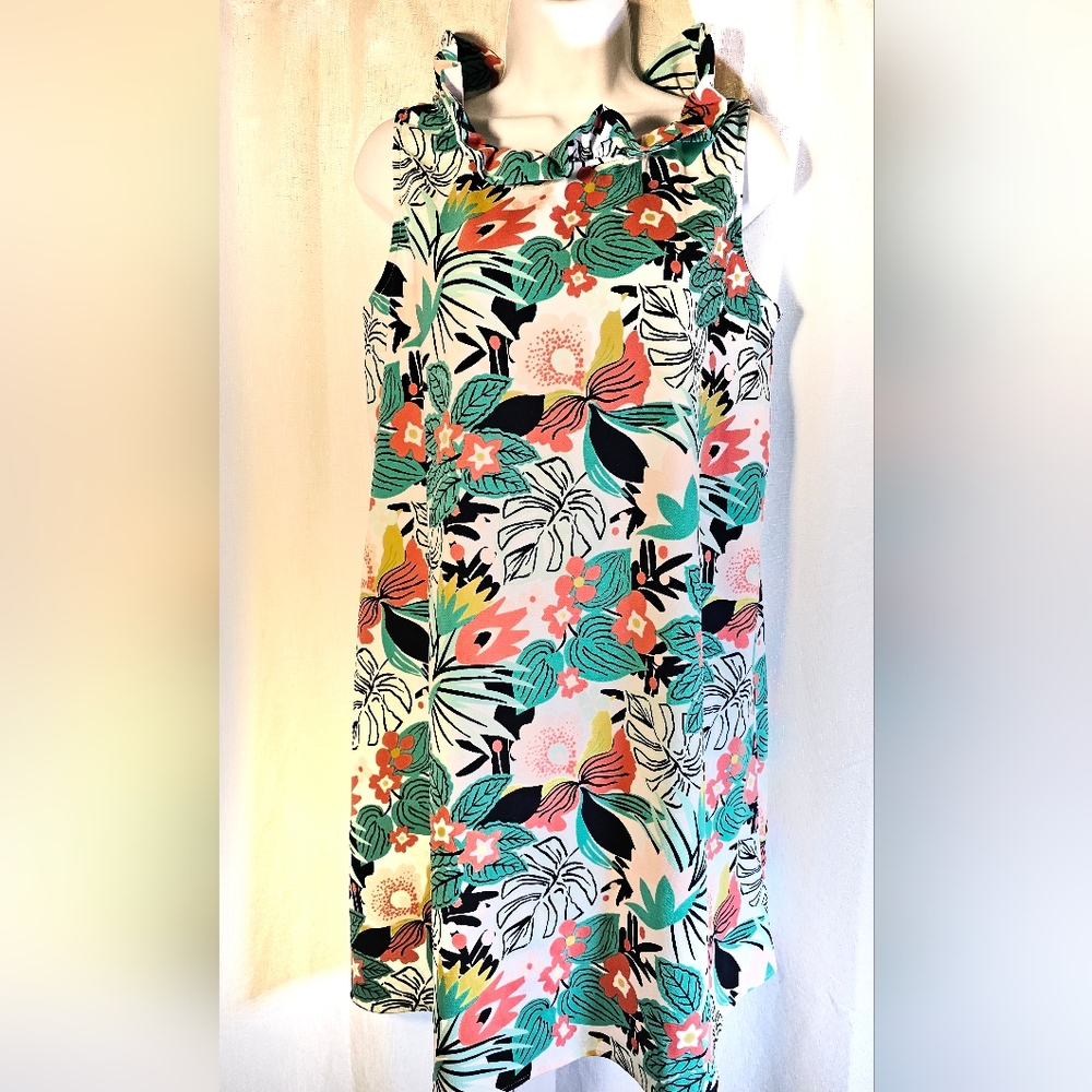 2/$20 Crown & Ivy M Tropical Dress